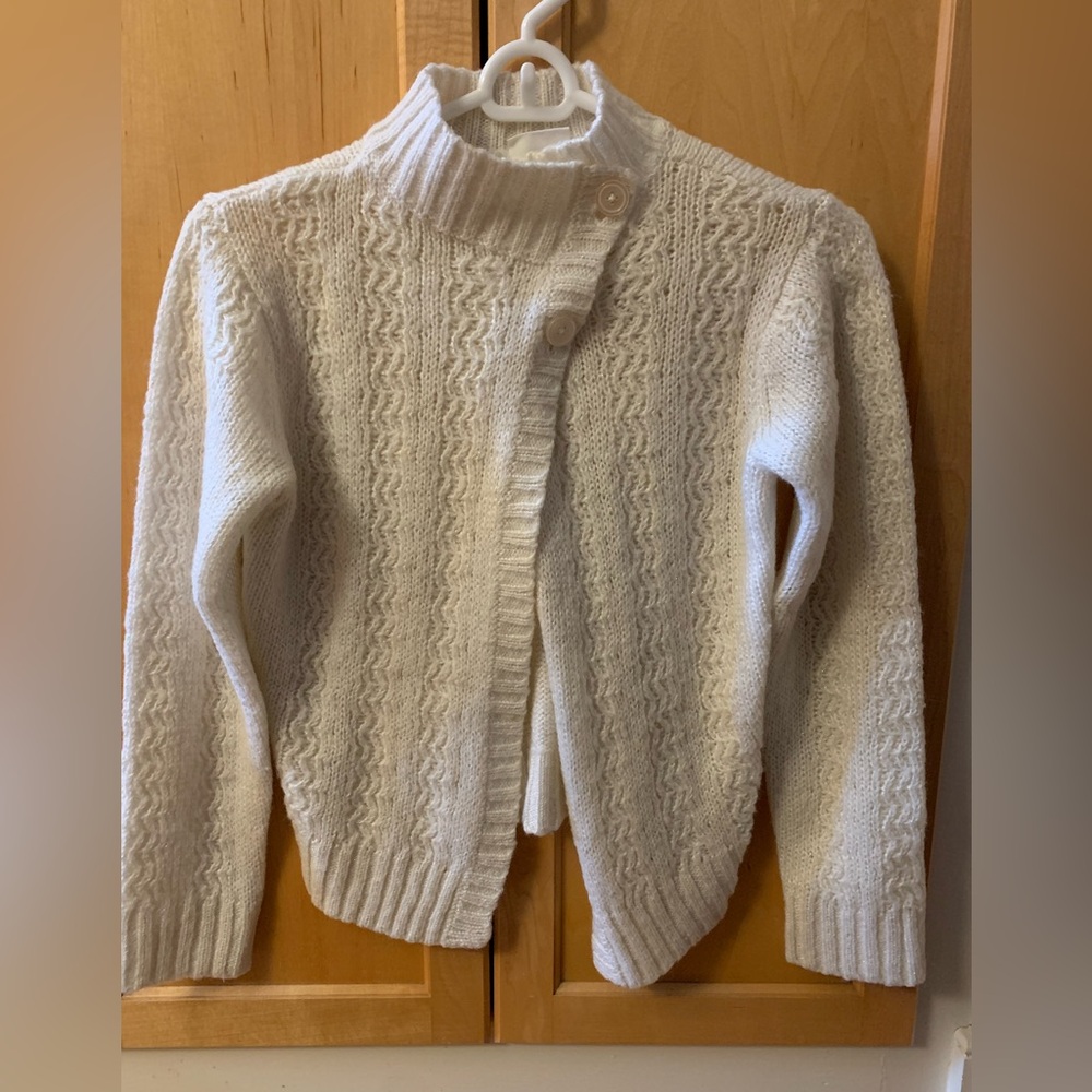 Girls Crazy 8 Ivory Knit Sweater Size L (10-12)